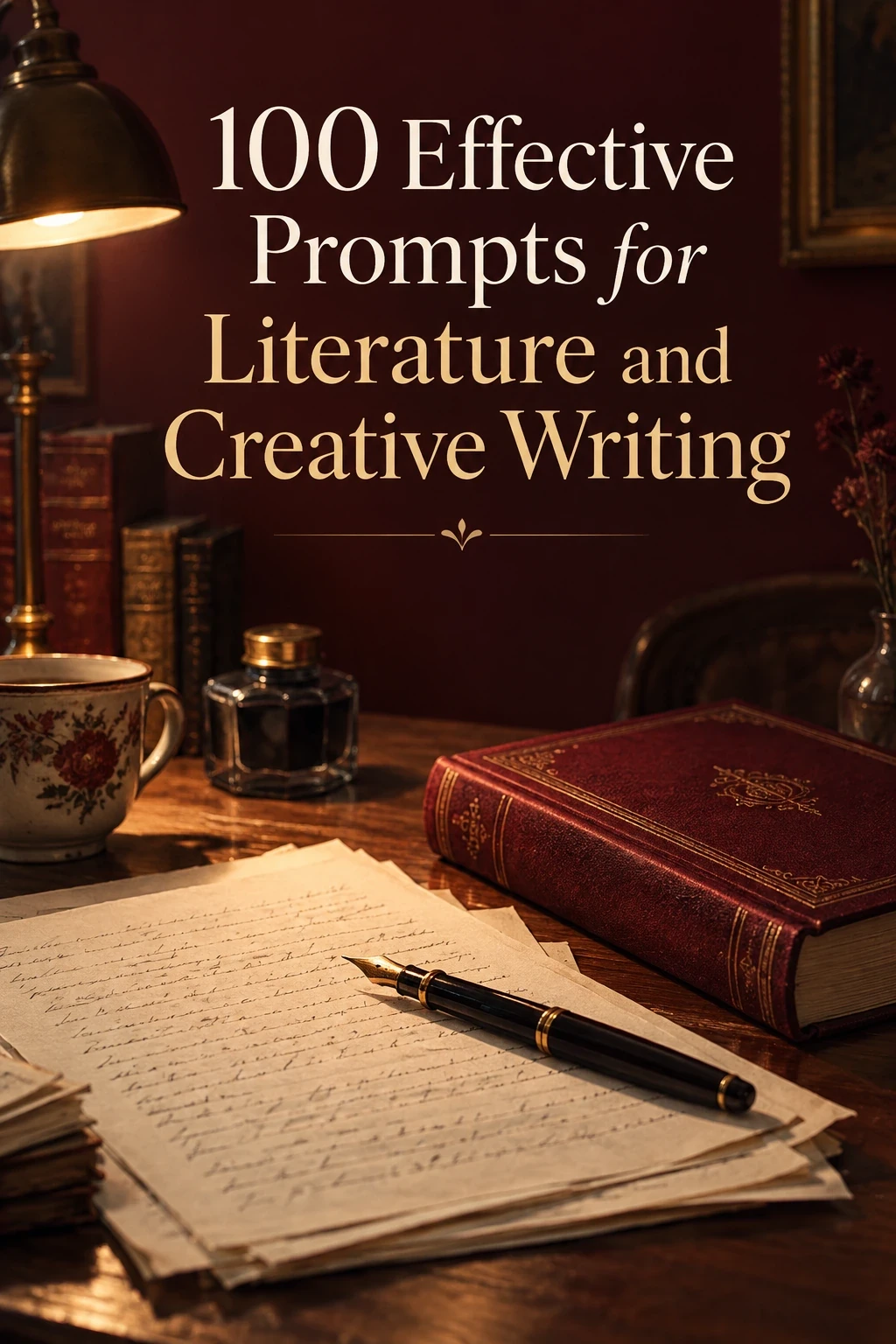 100 Effective Prompts for Literature and Creative Writing cover
