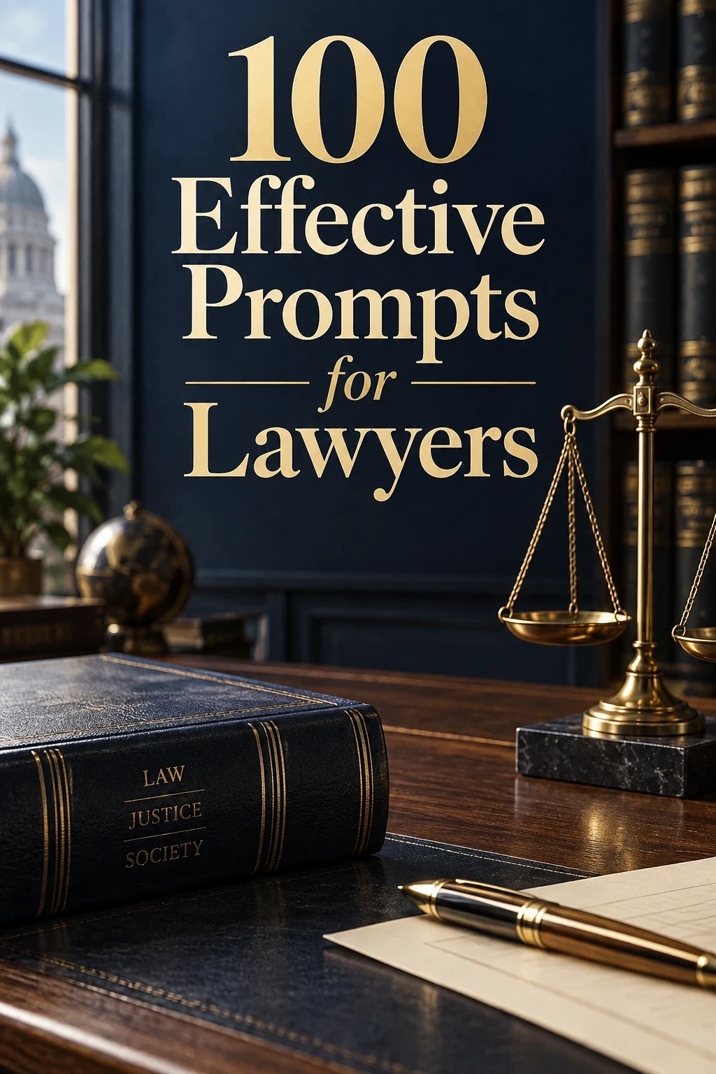 100 Effective Prompts for Lawyers cover