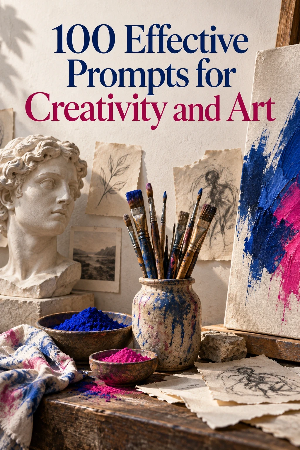 100 Effective Prompts for Creativity and Art cover