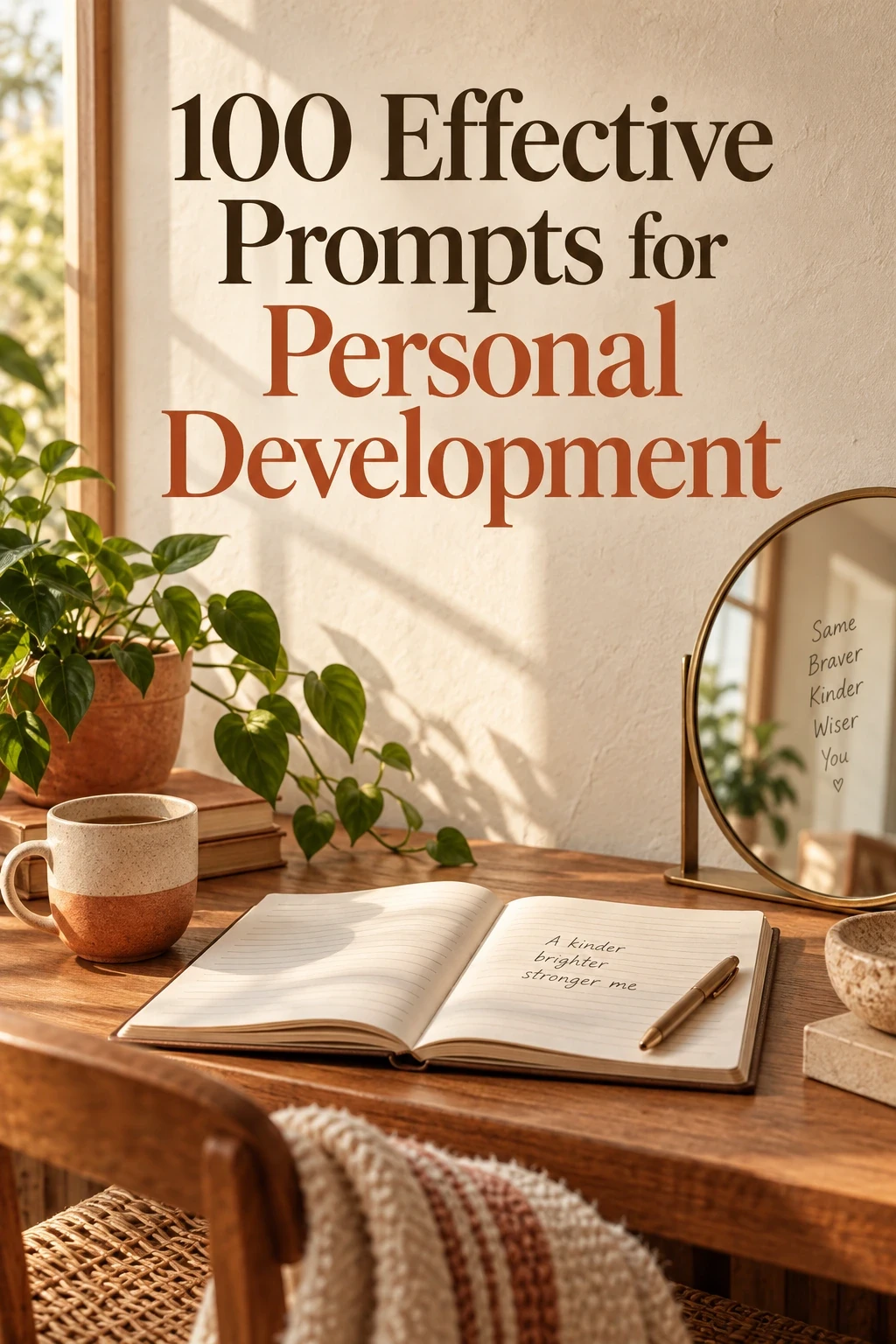 100 Effective Prompts for Personal Development cover
