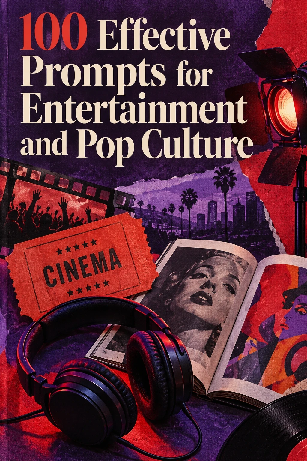 100 Effective Prompts for Entertainment and Pop Culture cover