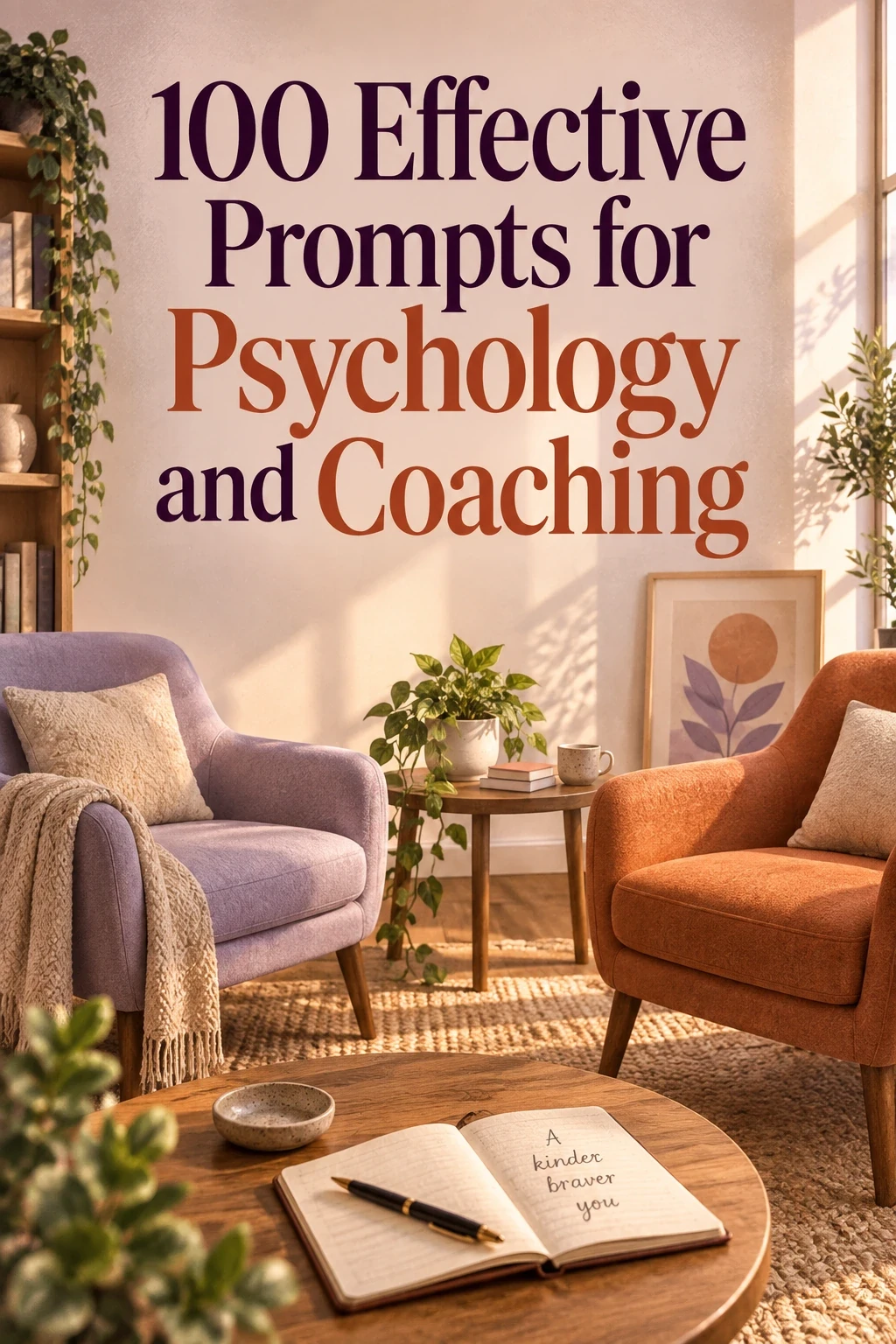 100 Effective Prompts for Psychology and Coaching cover