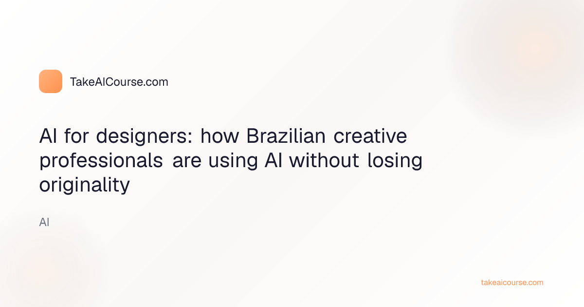Brazilian designer using AI for rapid ideation and creation of visual variations