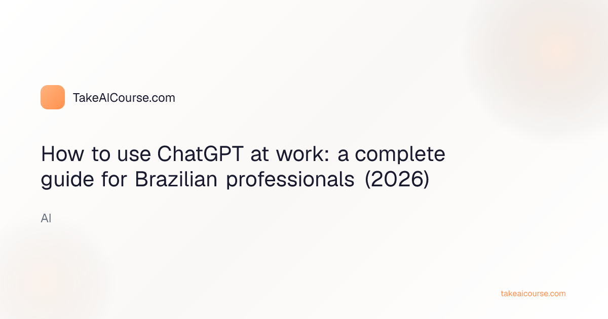 Brazilian professional using ChatGPT at work with a laptop