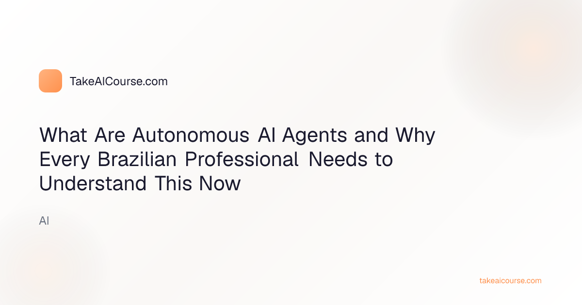 Visual representation of autonomous AI agents connected to different business systems in Brazil