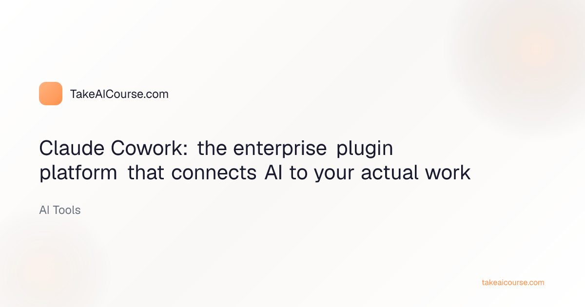 Claude Cowork dashboard showing connected enterprise plugins