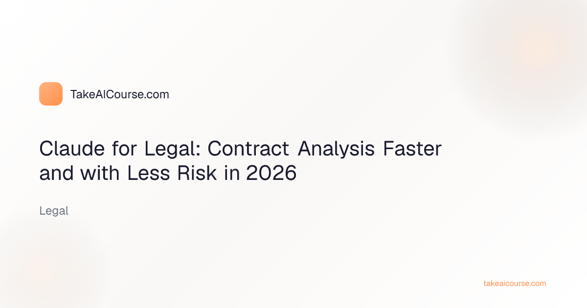 Lawyer in Brazil using Claude for contract analysis